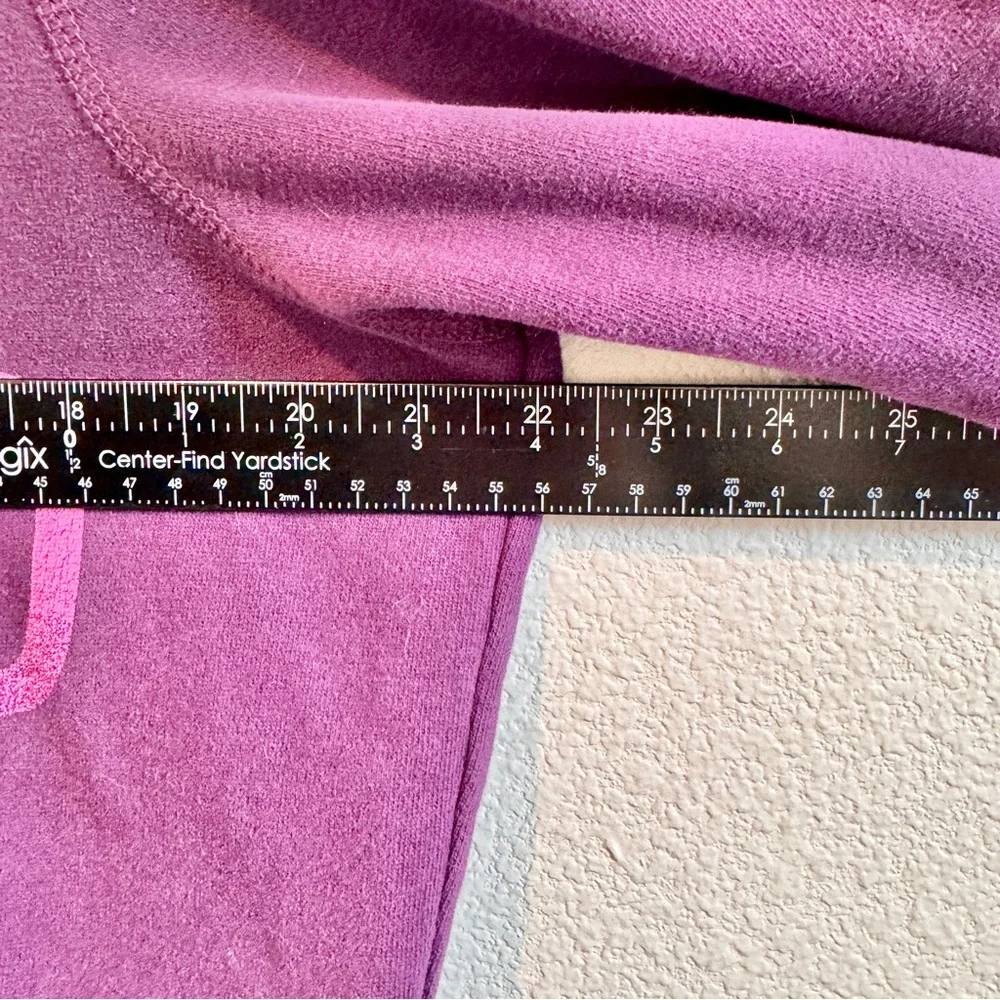 Y2K Vintage Grunge Preppy Graphic Hoodie American Eagle Purple Mall XL Top - Picture 6 of 9